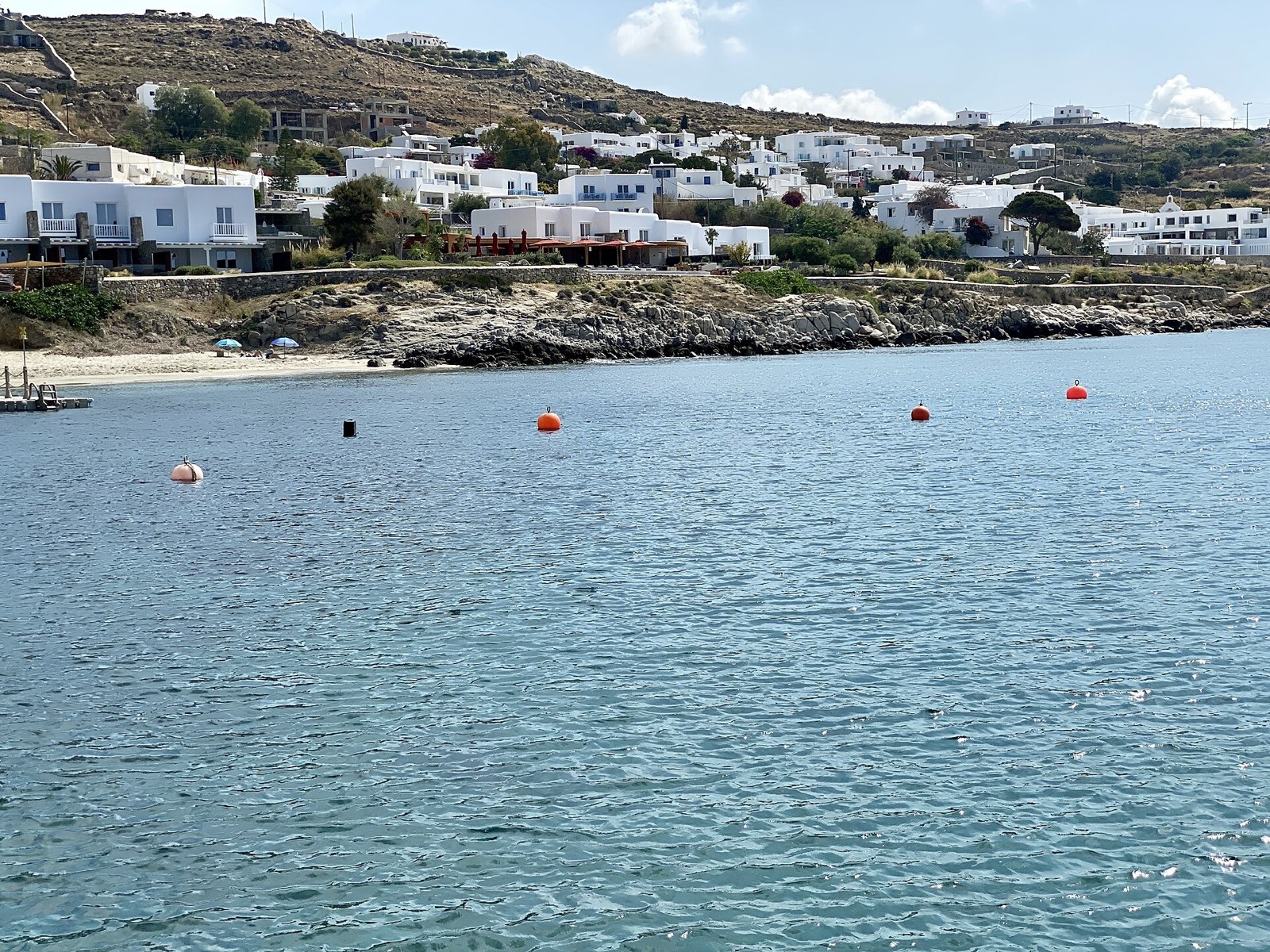 The bay of Agios Ioannis facing west