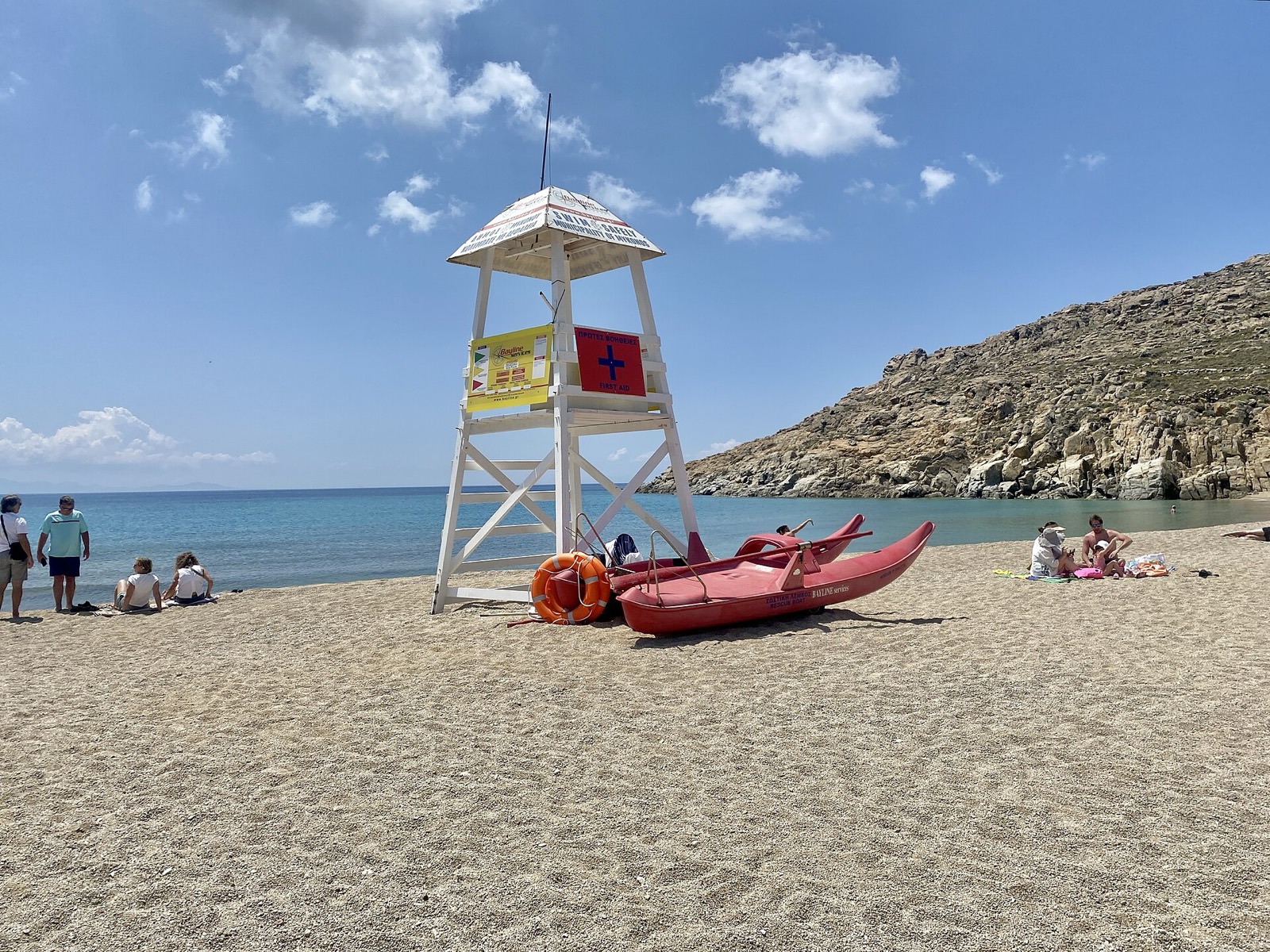 Agrari beach on the south coast