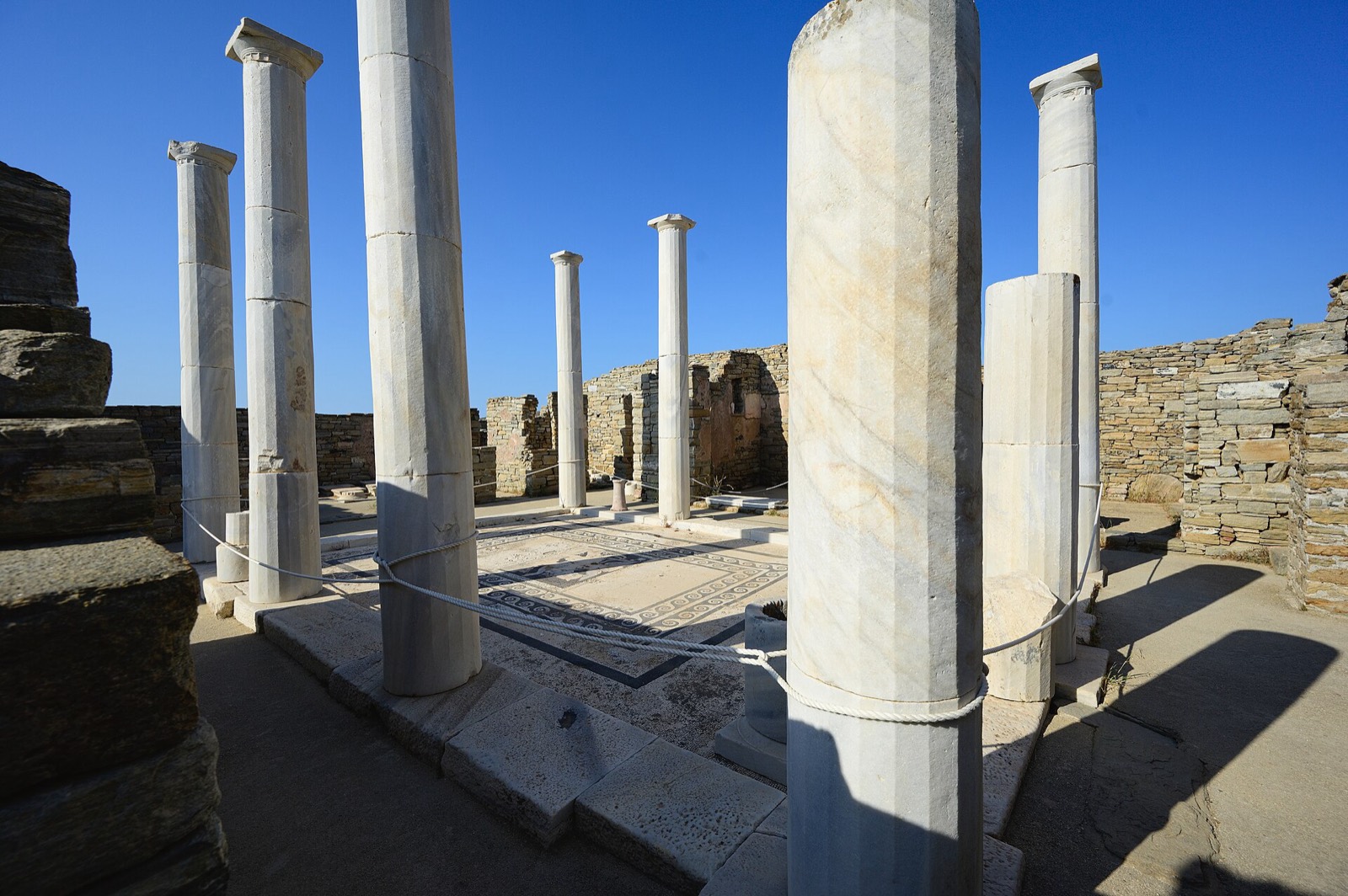 Ruins of the House of Dionysus on Delos